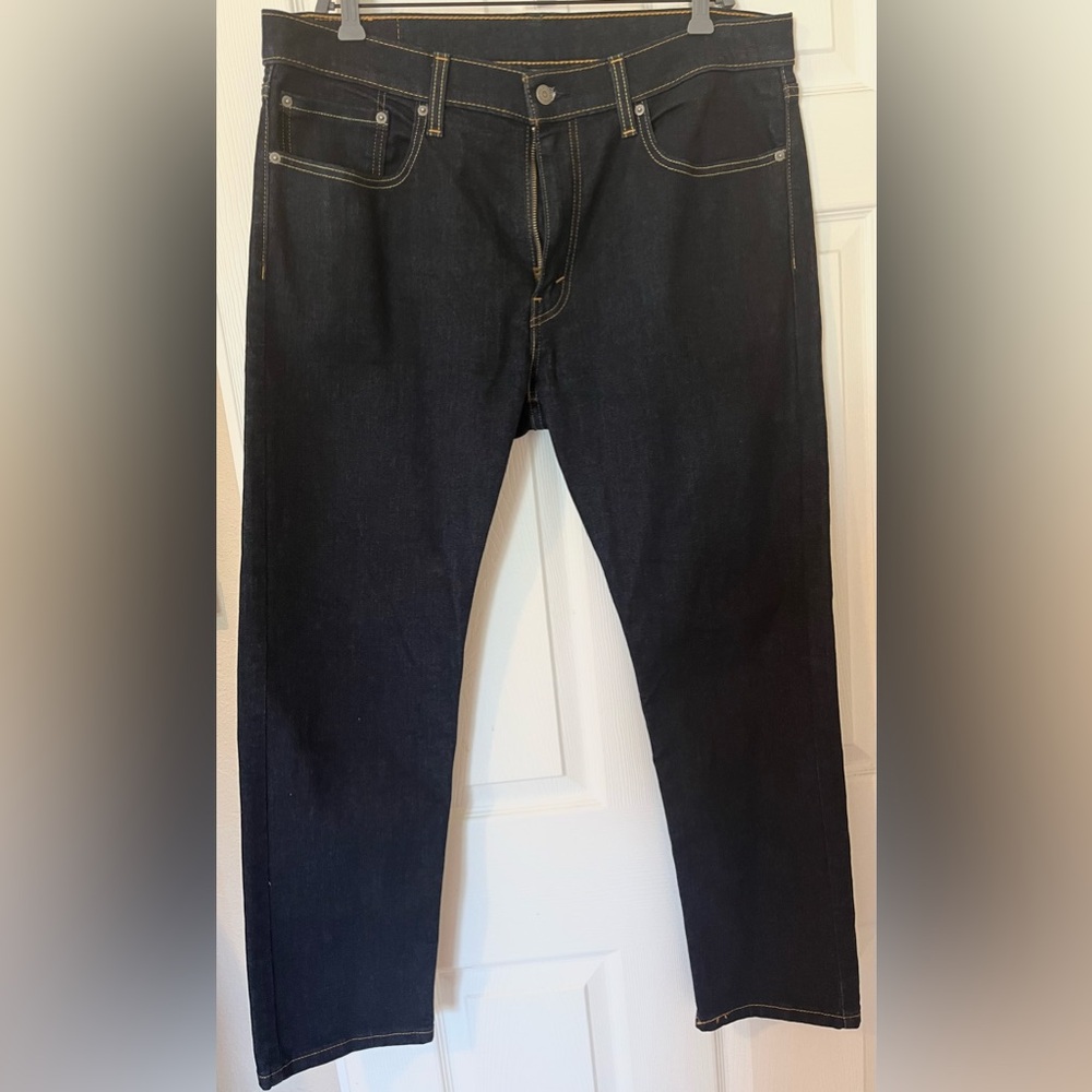 Levi's 502 Men's Deep Indigo Straight Jeans 36 x 30